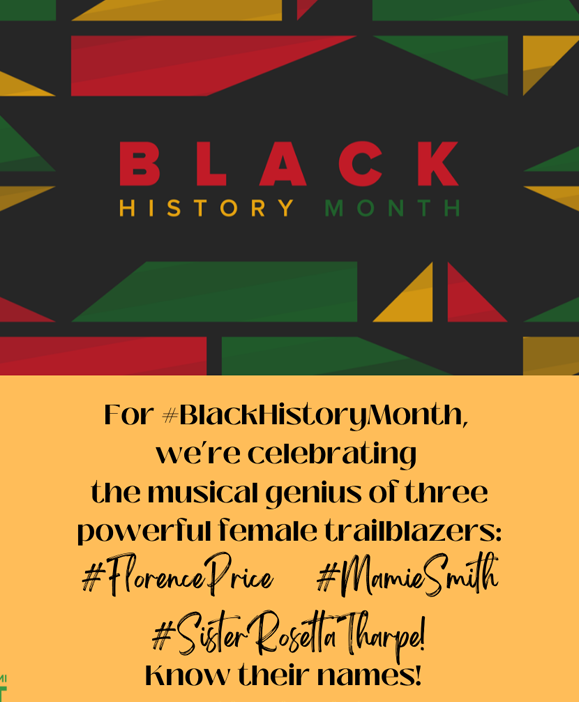 Three Black trailblazing music makers: Florence Price, Mamie Smith and Sister Rosetta Tharpe
