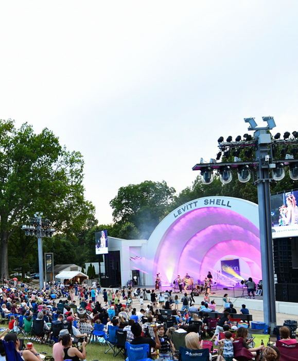 @levittfoundation: Overton Park Shell