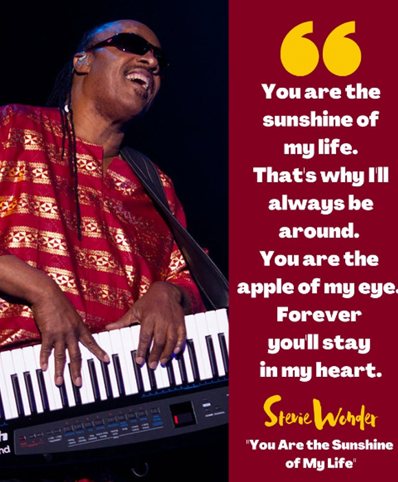 Stevie Wonder You Are The Sunshine Of My Life Tradução 